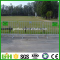 Hot Sale Customized Size Galvanized stainless steel construction barricades/used crowd control barriers